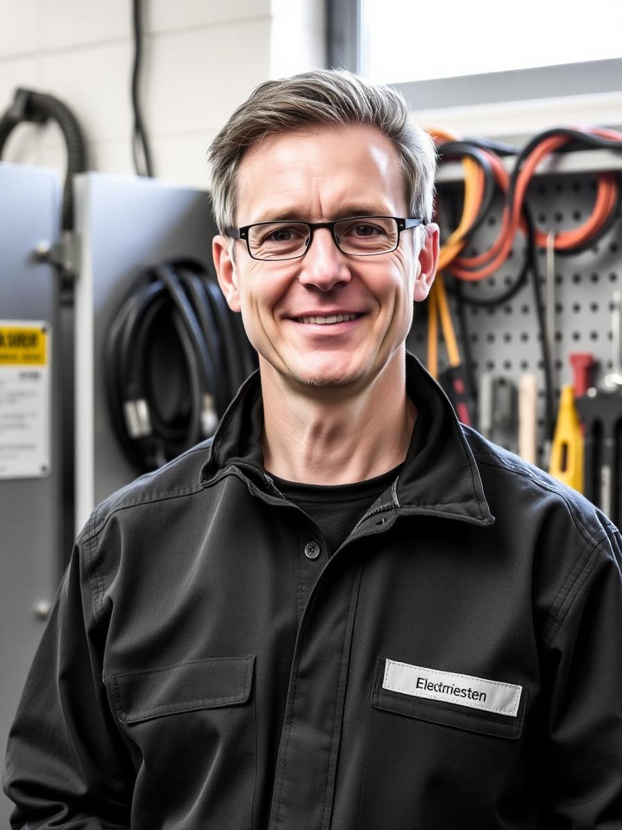 Ulrich Kraker, Elektromeister und Geschäftsführer der Elektro Norz GmbH